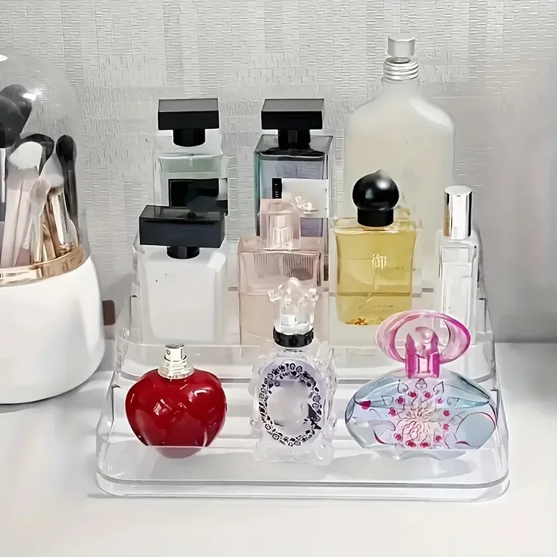Perfume Storage Box-Cosmetic Storage Box, Sturdy Transparent Rack, Suitable for Kitchen and Bathroom Countertop Cabinet Storage Oasis Select
