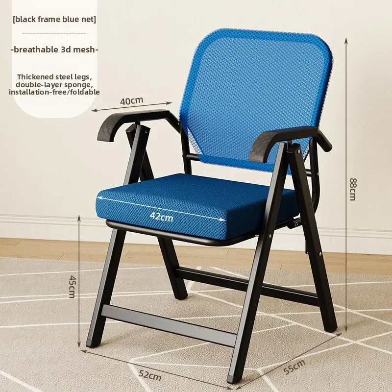 Office Chair Computer Chair Learning Chair Training Chair Folding Chair Conference Chair Desk Chair Backrest Stool Chair Oasis Select Blue-3D net
