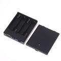 1Pcs USB Power Supply Battery Box Portable Mini 4AA Battery Holder Storage Box Case For LED Strip Light Accessories Oasis Select Black