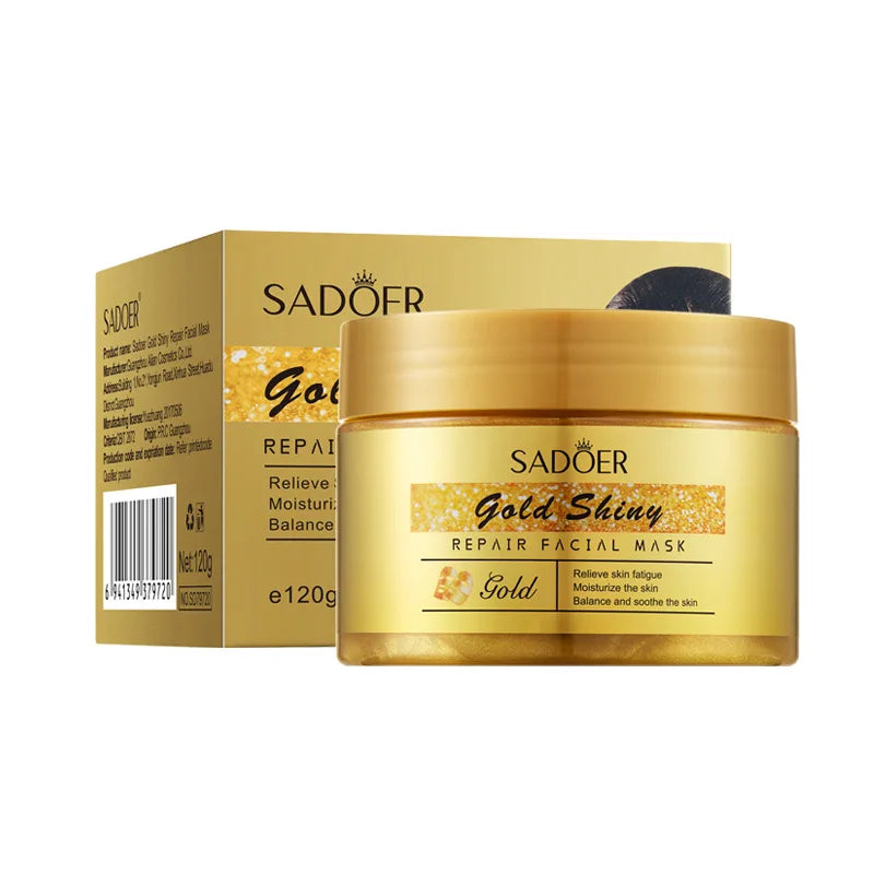 24K Gold Serum Cream Sleeping Mask Repair for Night Whitening Sleeping Beauty Mask Gel Cream Moisturizing Whitening Anti-wrinkle Oasis Select