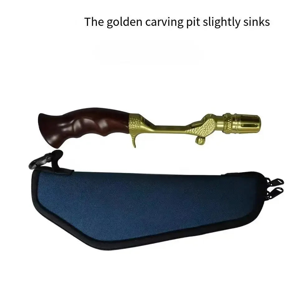 Handmade Solid Wood Lure Rod Sinking Handle Micro Object Tinplate Pure CNC Machined Grip Fishing Rod Custom Handle Oasis Select B