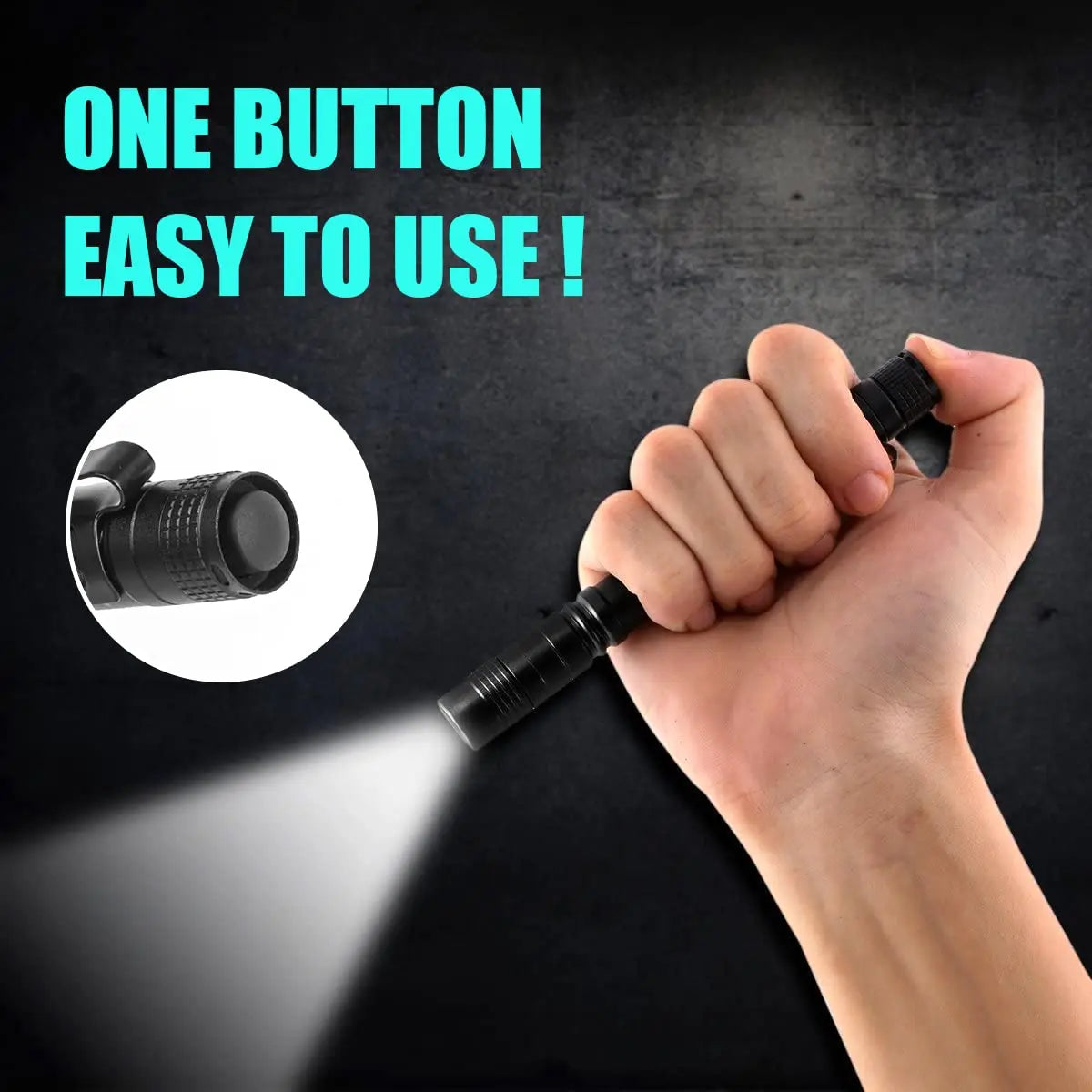 ZHIYU Mini LED Pen Flashlight – Waterproof Pocket Torch