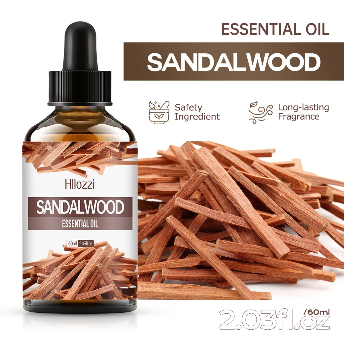 Sandalwood Essential Oil – Candle, Soap & Diffuser Fragrance