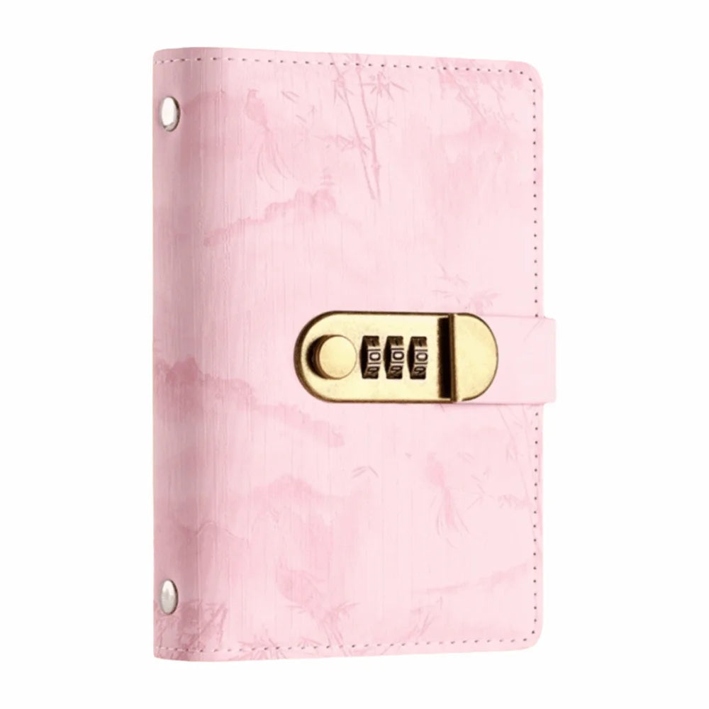 Waterproof Fixed Deposit Book Easy and Fun Multi Pockets Budget Bill Organizer Save Money with Password Lock Oasis Select Pink