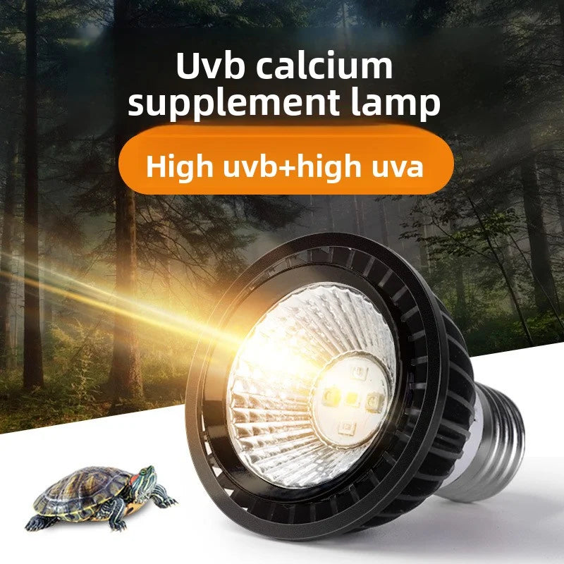 UVB UVA LED Reptile Basking Lamp for Turtles & Lizards | 3W