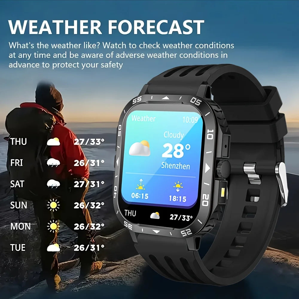 ERUN Smart Watch – Sports, Call & Music Control | 1.8" Display