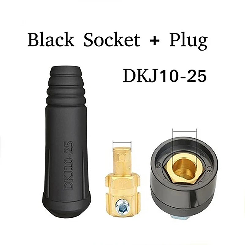 Wholesale DKJ10-25 European Welding Machine Cable Welding Cable Connector Quick Fitting Male Female Cable Oasis Select A2