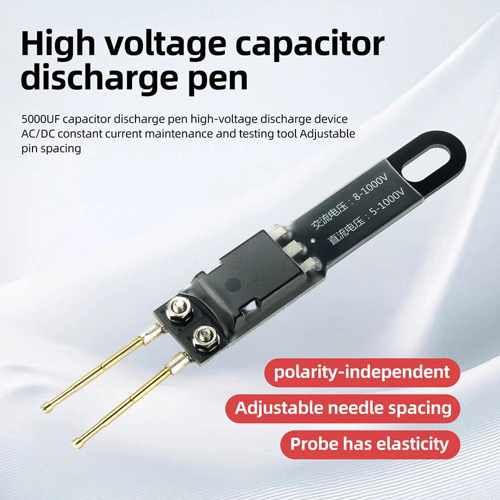 High-Voltage Discharge Capacitor AC/DC Anti-Electric Shock Switch Power Supply Maintenance Testing Tool for Professional Use Oasis Select