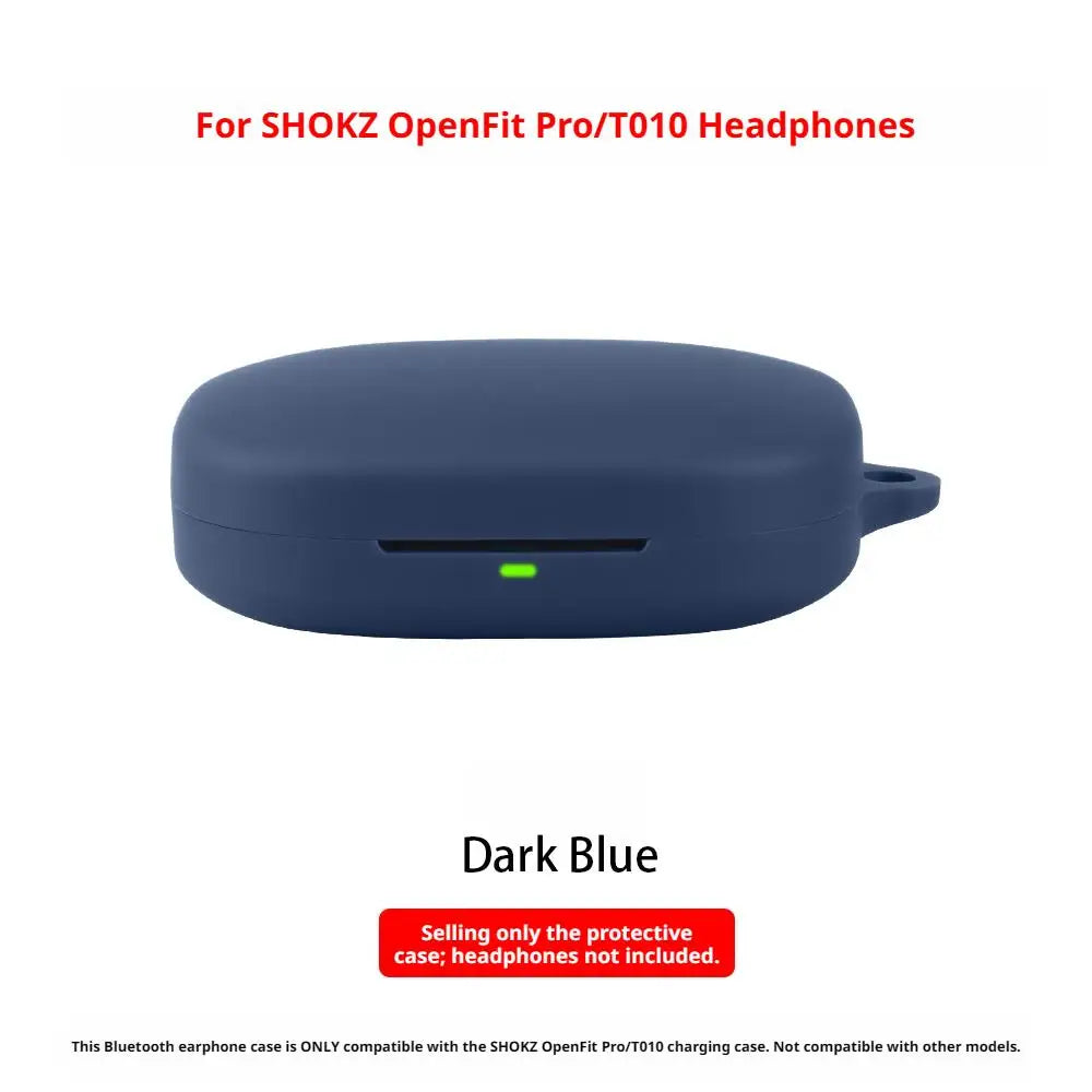 Silicone Protective Case for SHOKZ OpenFit Pro T010 Wireless Headphone Protector Case Cover Shell Housing Anti-dust Sleeve Oasis Select 03