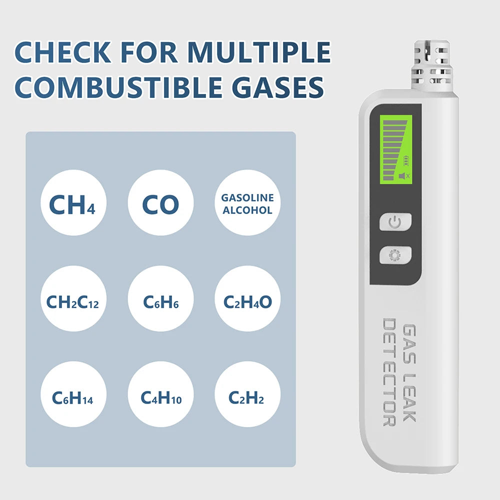 Natural Gas Leak Detector 50–1000 parts per million Combustible Gas Detector Methane Leak Detector Oasis Select