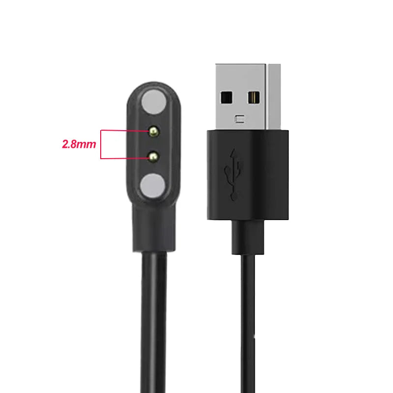 Universal Magnetic Smartwatch Charging Cable – 2 & 4 Pin USB Smartwatch Charging Cable Oasis Select Q020