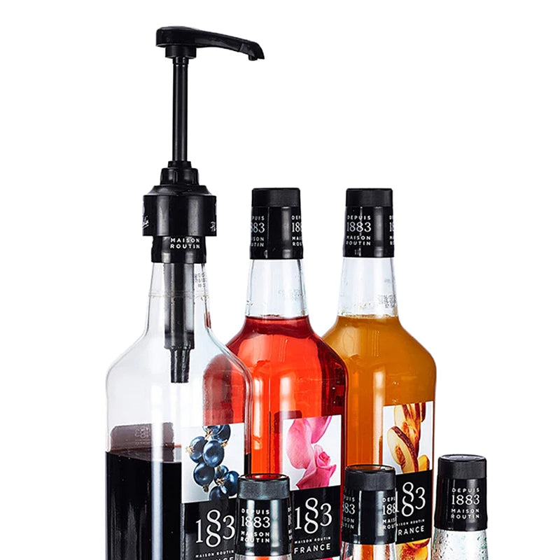 1pcs Coffee Dispenser Syrup Pump Black White Liquid Dispenser For Syrup 10Ml Juice Bottle Dispenser Pump Oasis Select