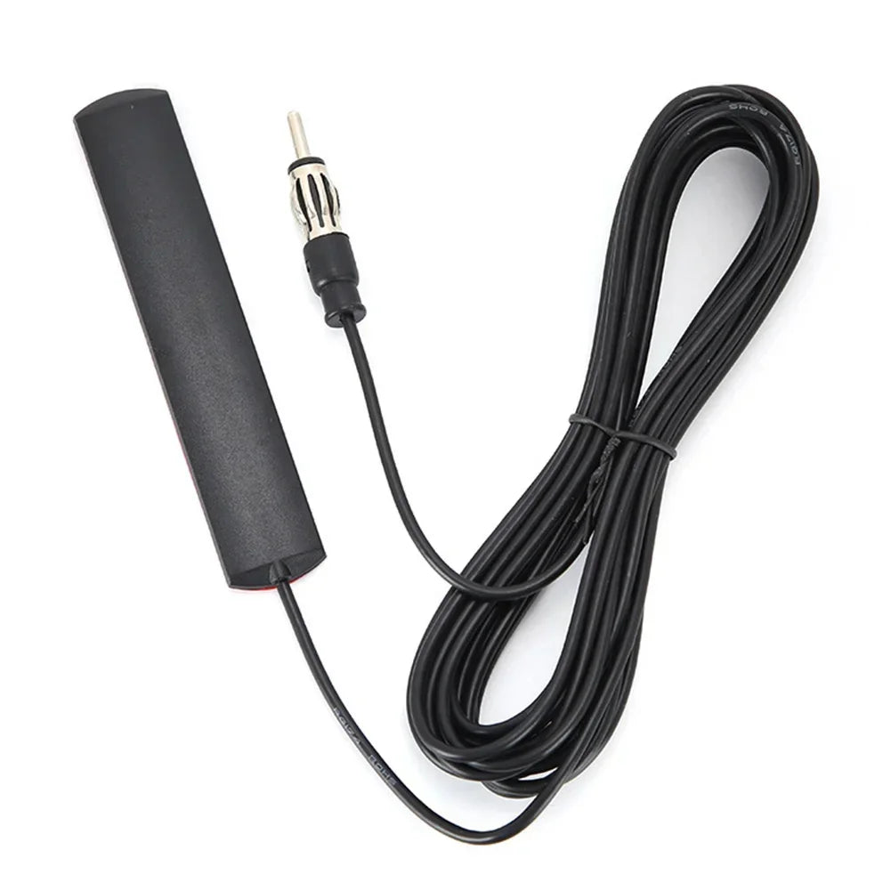 DC 5-12V Car Interior Hidden Amplified Antenna 85-860Mhz Car Electronic Radio Antenna Car Radio Patch Aerial for Truck Boat Auto Oasis Select
