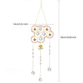 Sun Catcher Pendant Custom Wind Chimes New Big Hive Small Bee Natural Crystal Sun Catcher Room Decor Oasis Select pink