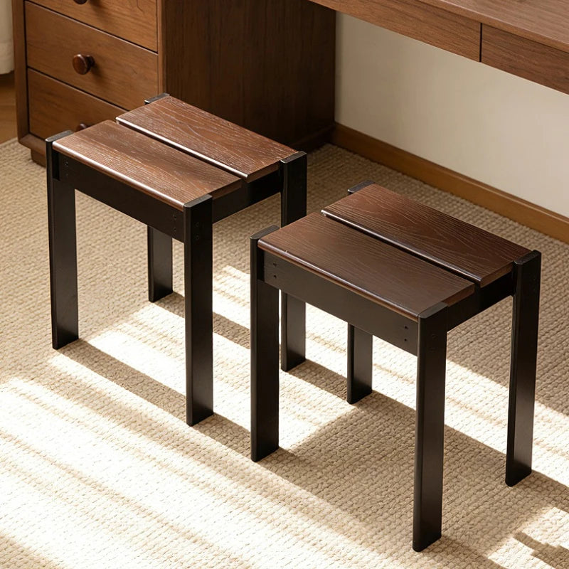 Household small stool Living room dining table stool can be stored Stacked round stool Simple thickened spare board stool Oasis Select