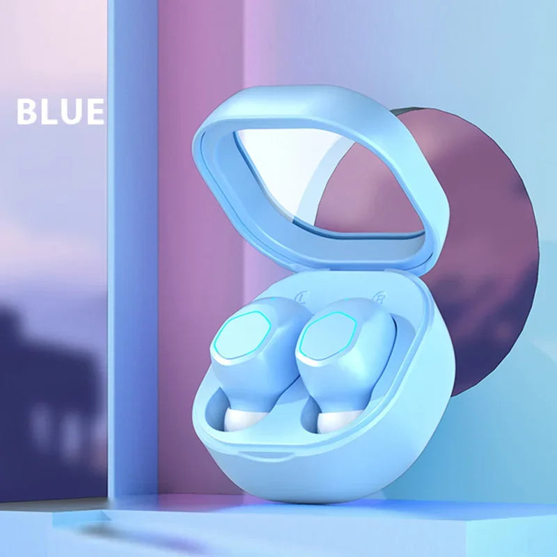 NEW Wireless Earpiece Headphone Earphone Sport Earbuds Headset with For 5.2 Bluetooth Phone Xiaomi Samsung Huawei Iphone OPPO Oasis Select Blue