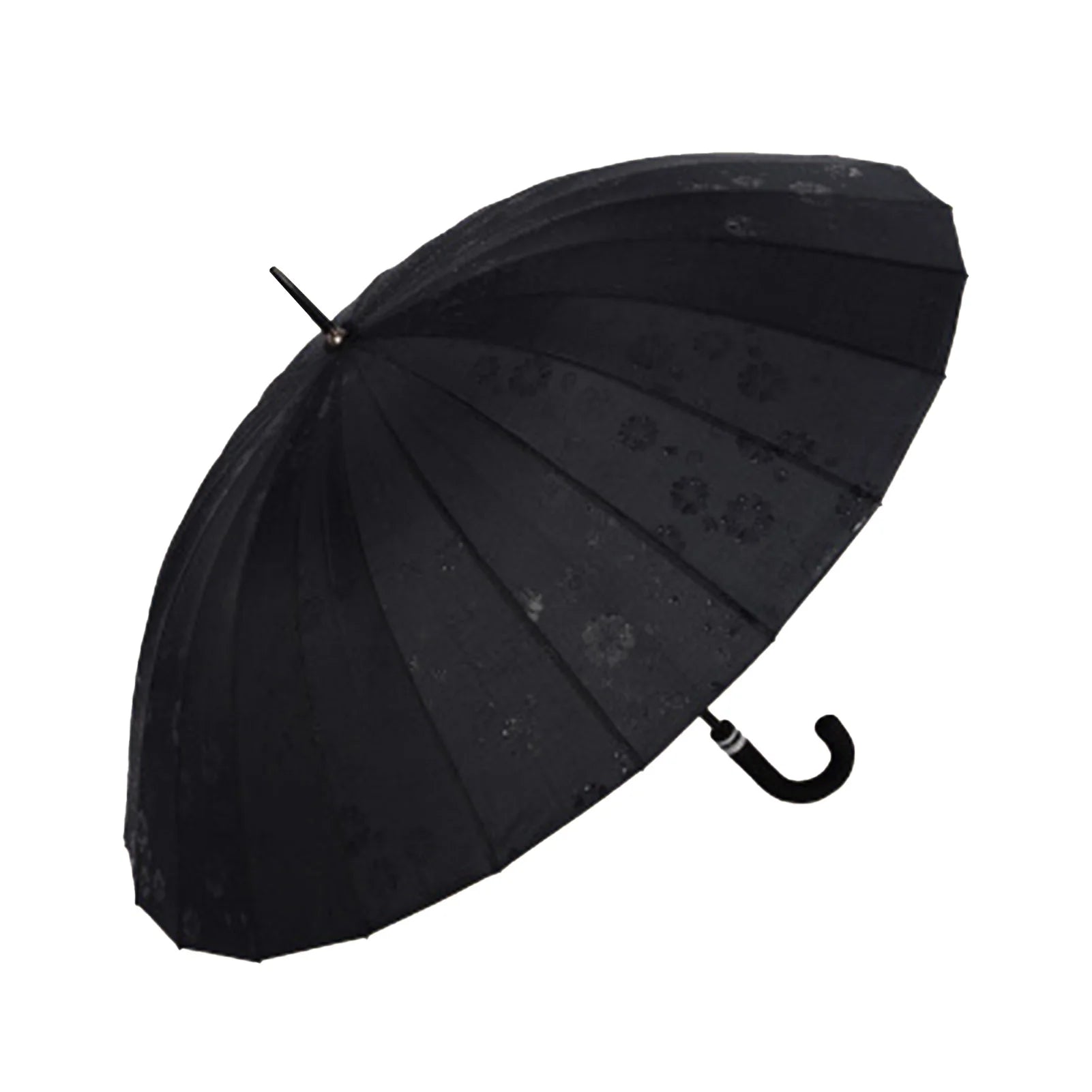 PEAKINBAGS Ultra Large 24-Rib Long Handle Retro Windproof Umbrella