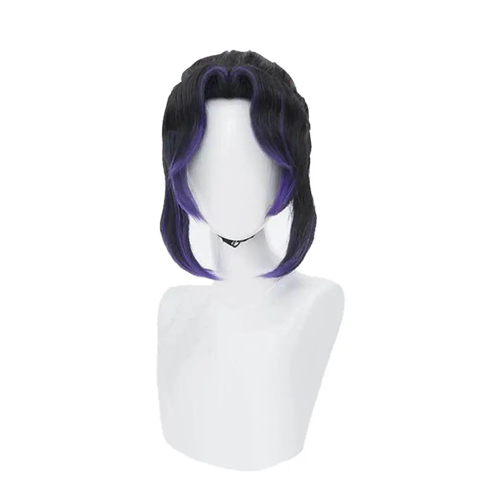 High Quality Anime Kimetsu no Yaiba Kochou Kanae Tsuyuri Kanawo Cosplay Wig Headwear Cos Props Accessories Wig Cap Oasis Select B