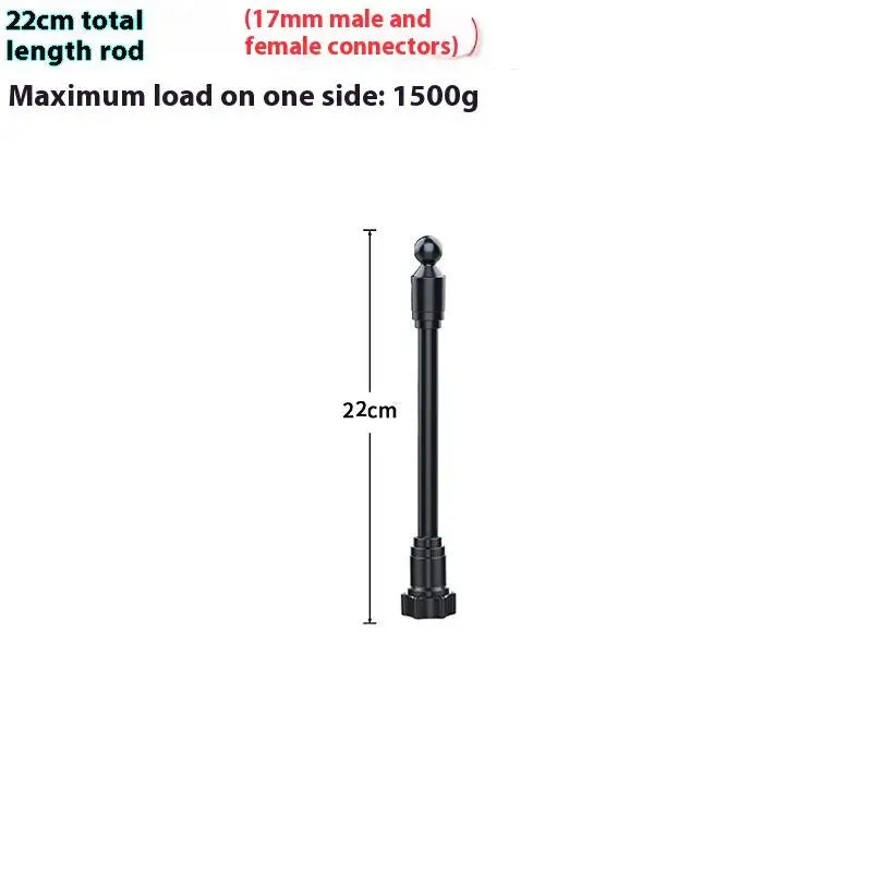 1Pcs 360 Degree Rotating Arm Flexible Adapters For Car Vent Dashboards Phone Holder 17mm Ball Mount Extension Adapter Oasis Select 22CM