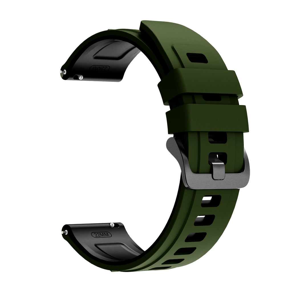 22mm Silicone Watch Band for Garmin 955 945 965 Instinct 1 2 Silicone Watch Band Oasis Select Dgreen Grey 22mm