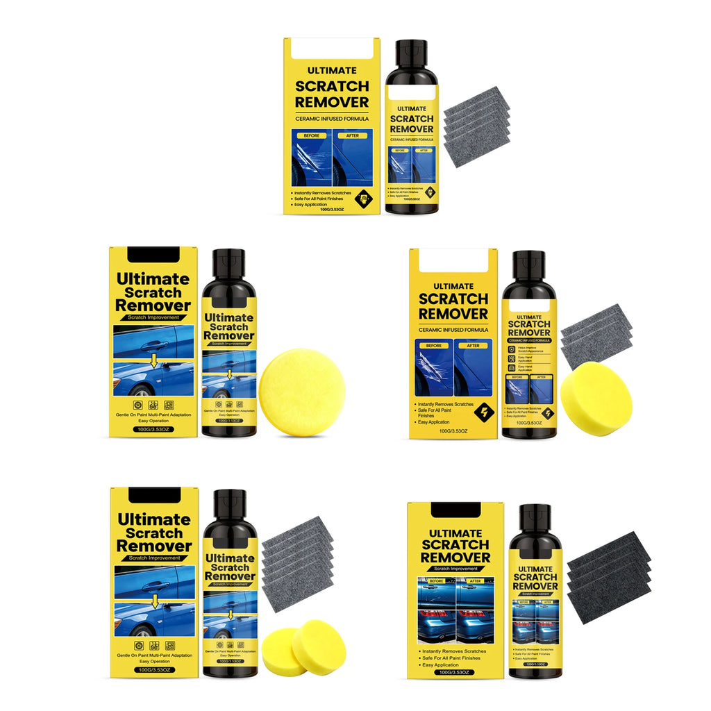 Car Scratch Remover Polish Kit – Swirl & Scuff Restorer Car Polish Kit Oasis Select
