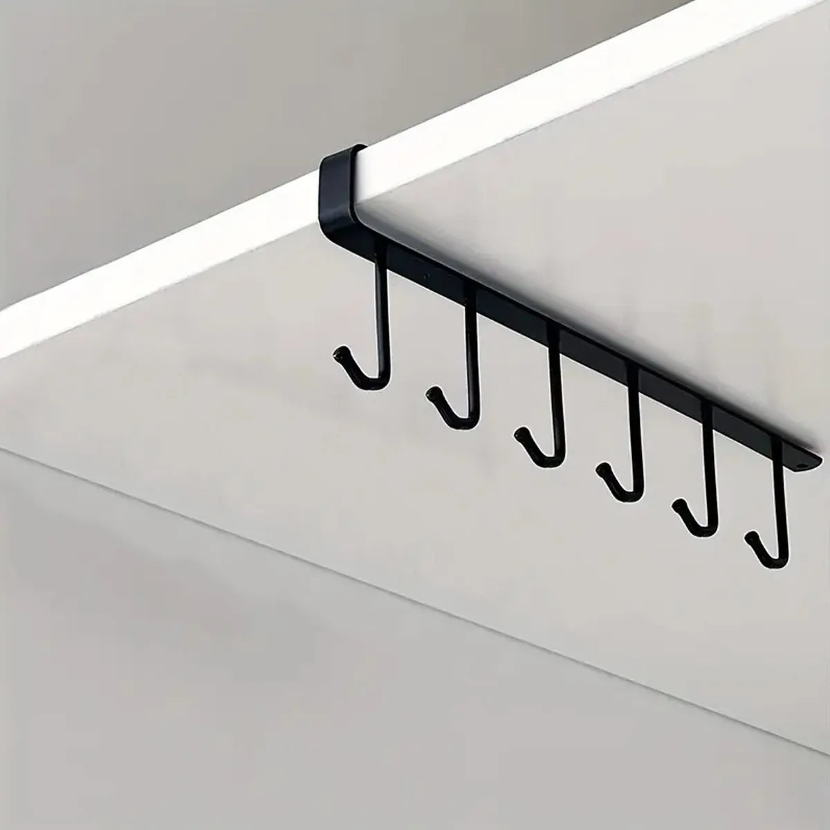 1pc/2pcs,Iron keychain display rack, multifunctional storage rack, accessory storage and jewelry rack, kitchen hook Oasis Select 1pc black