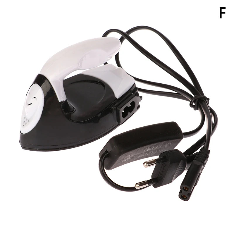 EU/US/UK Plug Mini Craft Iron Electric Iron Portable Handy Heat Press Diy Small Iron For Ironing Clothes Laundry Appliances Oasis Select F-EU