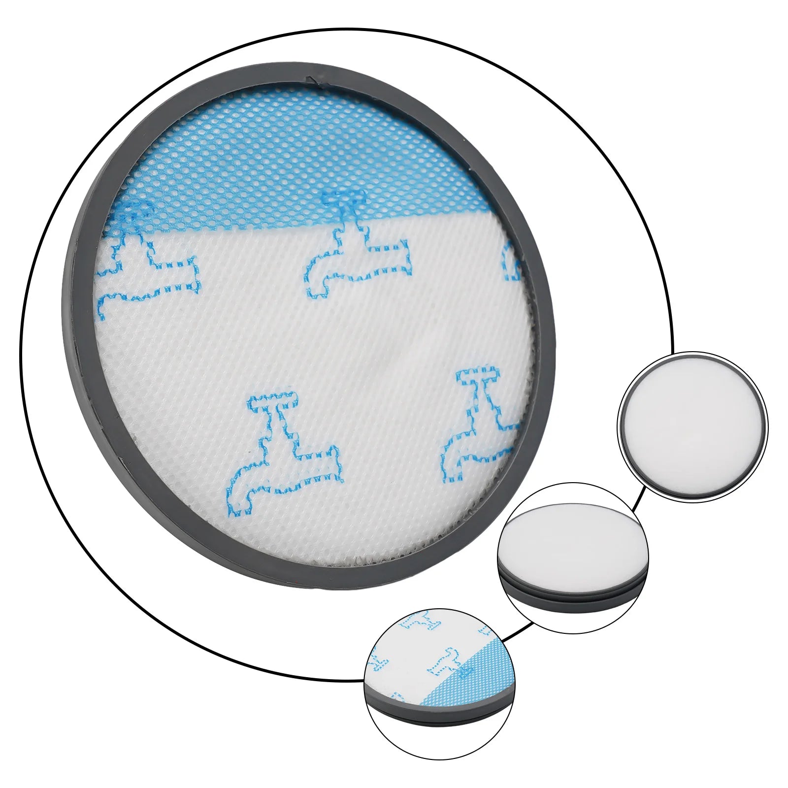 High Efficiency Filter Replacement for XXL Vacuum Models including RO4871 and TW4881 Essential Dust Protection Solution Oasis Select