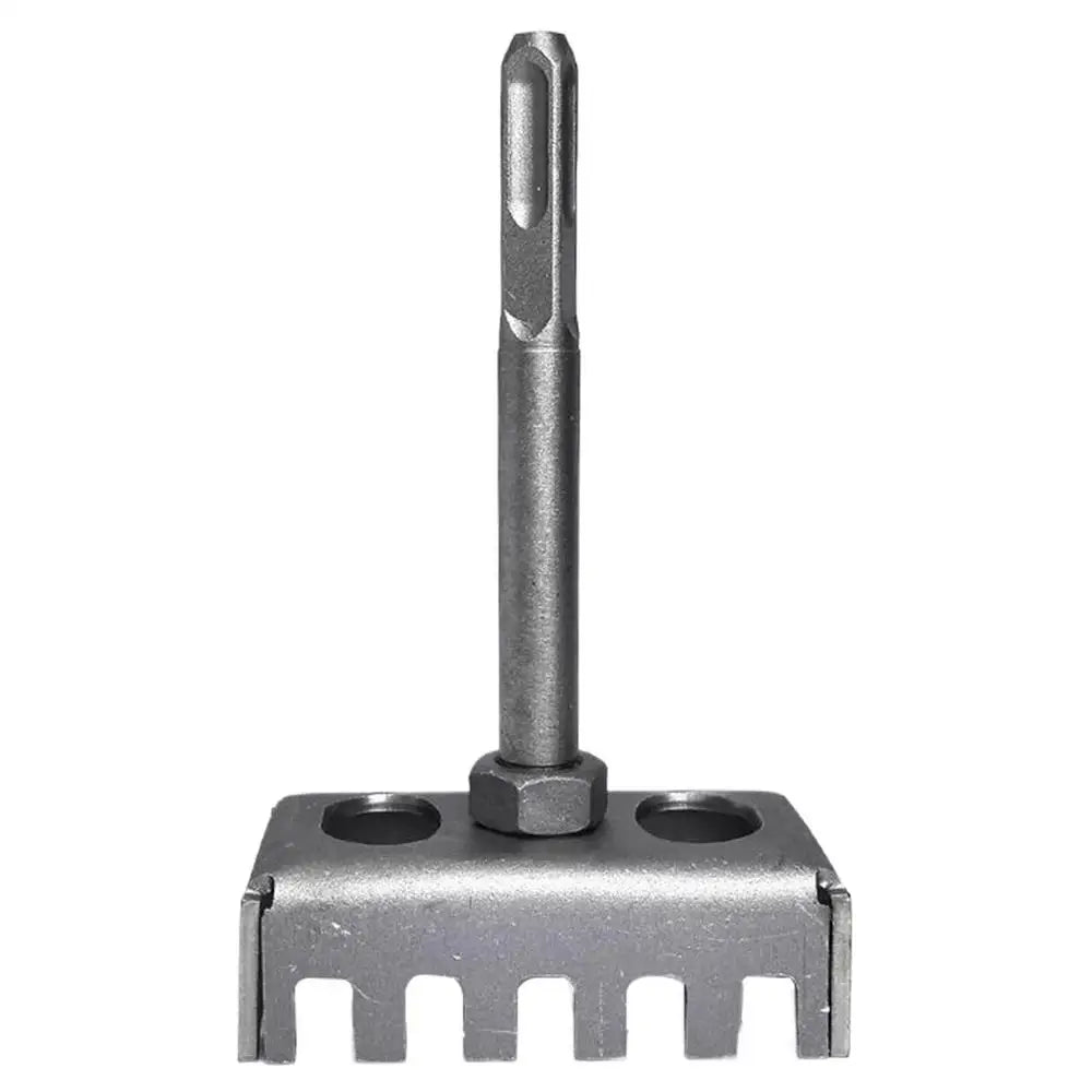 Drywall Outlet Cutout Tool Square Slot Cutter Portable Stainless Steel Junction Box Cutout Saw Square Hole Puncher for Brick Oasis Select Silver