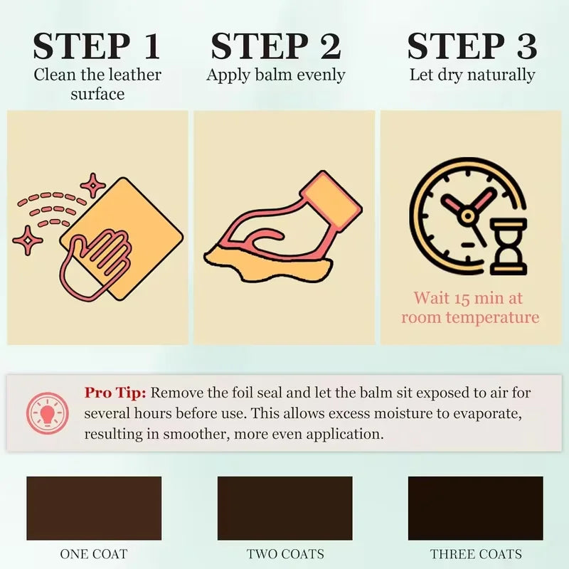 Dark Brown Leather Recoloring Balm – Furniture, Shoes & Car Seats