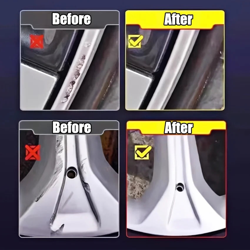Car Wheel Hub Scratch Repair & Polishing Kit | Restore Shine