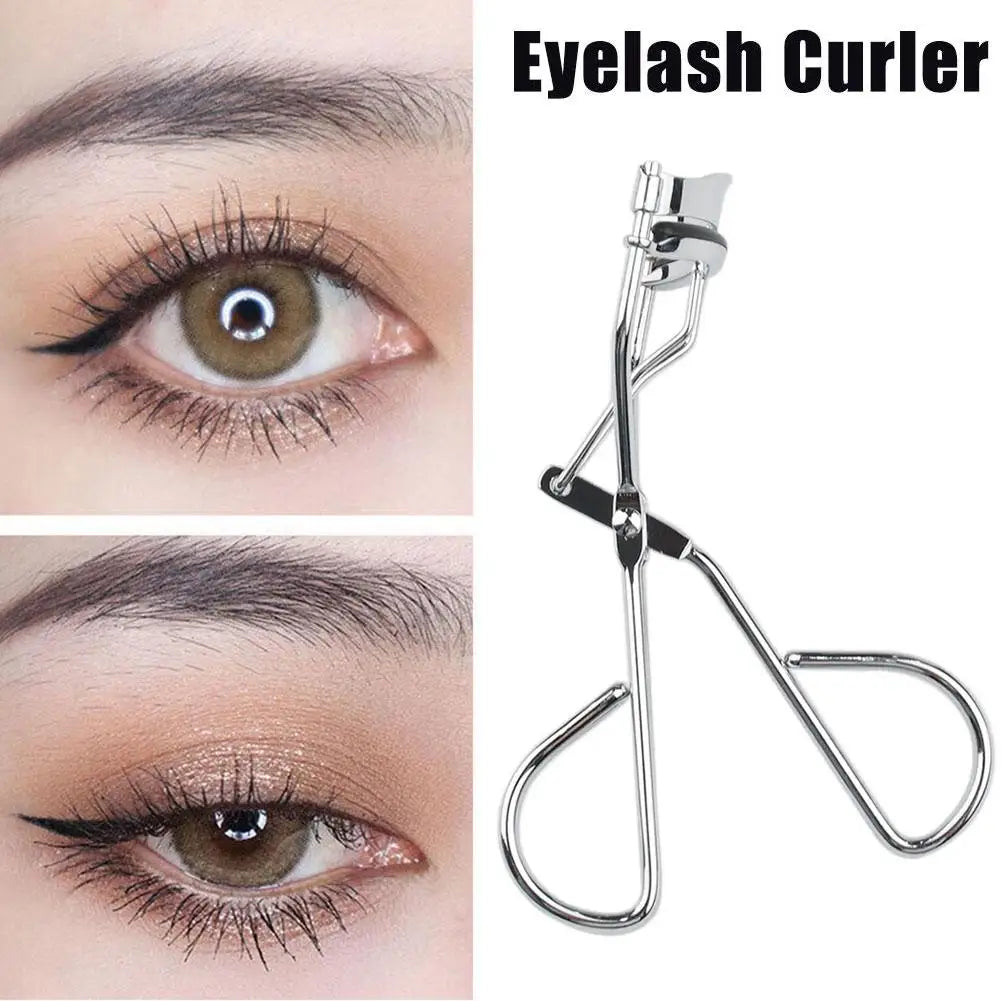 Silver Protable Long Lasting Professional Natural Curling Not Hurt Eyelashes Folding False Beauty Tools Cosmetic Oasis Select
