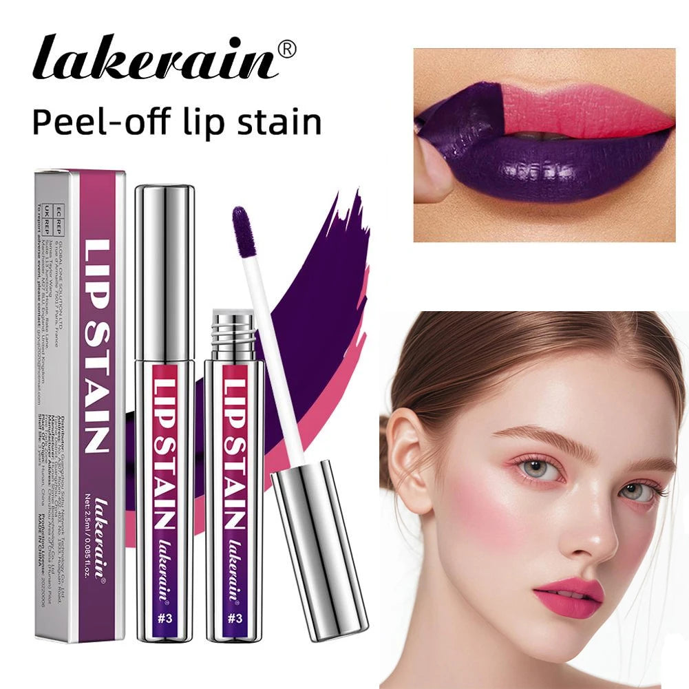 Lip Liner Stain, Peel Off Lip Liner & Lip Gloss, Long Lasting Waterproof Matte Color and Glossy Shine, Transfer-Proof Lip Makeup Oasis Select
