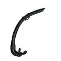 Roll Up Silicone Snorkel Swimming Swim Snorkel with Hanging Buckle Comfortable Breathing Tube for Snorkeling Oasis Select Black No clip