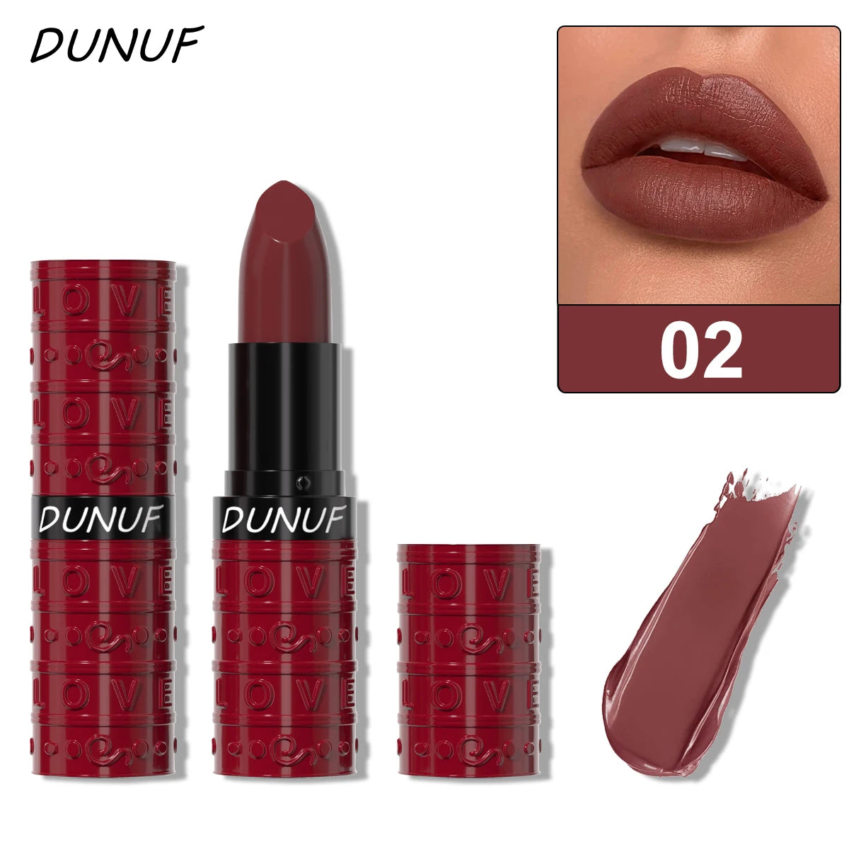 Moisturizing Lip Gloss Non-sticky Lipstick Reduce Lip Lines Brown Red Nude Lipstick Perfect Choice For Winter Oasis Select 02