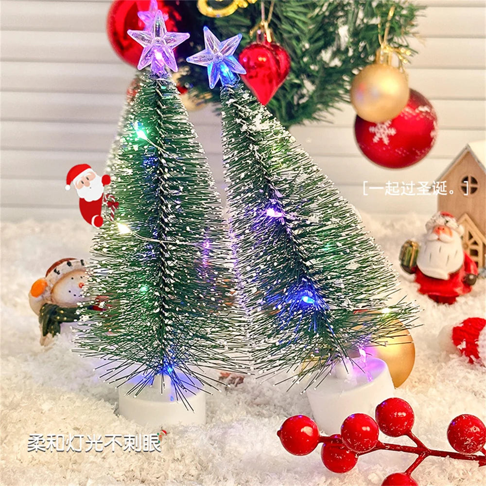 LED Multicolor Mini Christmas Tree Desktop Decoration | Gift