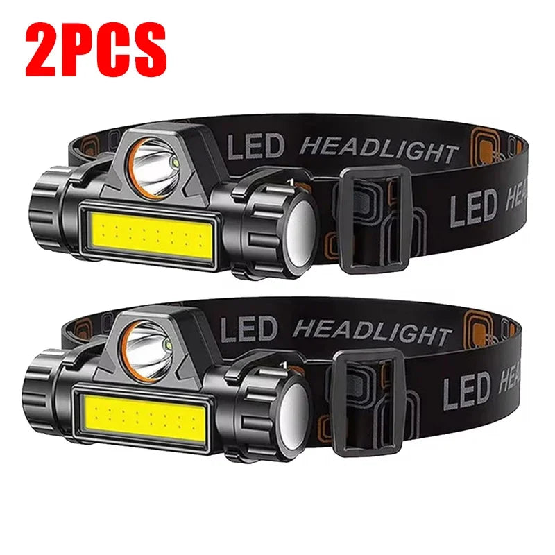 ZHIYU COB LED Rechargeable Headlamp – Magnetic, IPX4, 300 Lumens