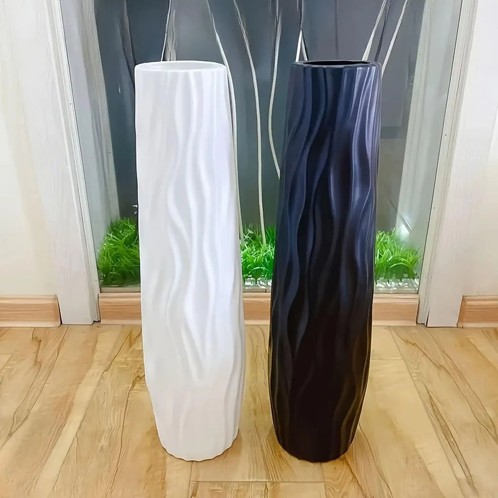 Large floor vase simple European-style plastic vase for hydroponics suitable for dried flower arrangements plant pots for homes Oasis Select