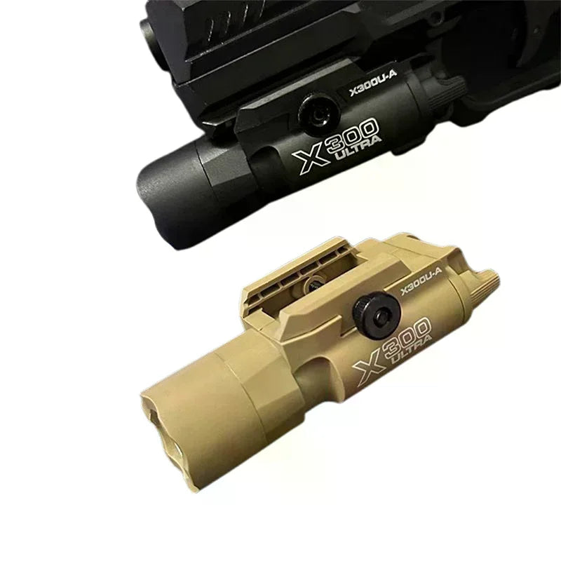 X300U-A Multi - Functional Tactical Light: Fits 20mm Rail, For Toy Airsoft Guns, Hunting, CS Matches & Wargames Oasis Select