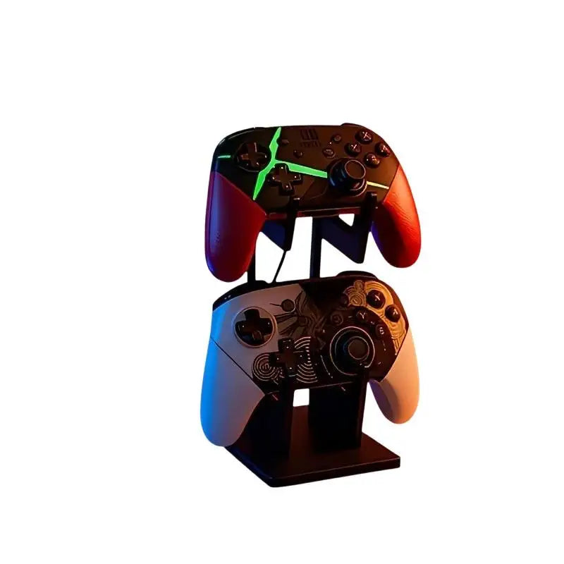 Dual-layer Game Controller Storage Holder Non-slip Desktop Stand for Wireless Series X Switch Controllers Oasis Select
