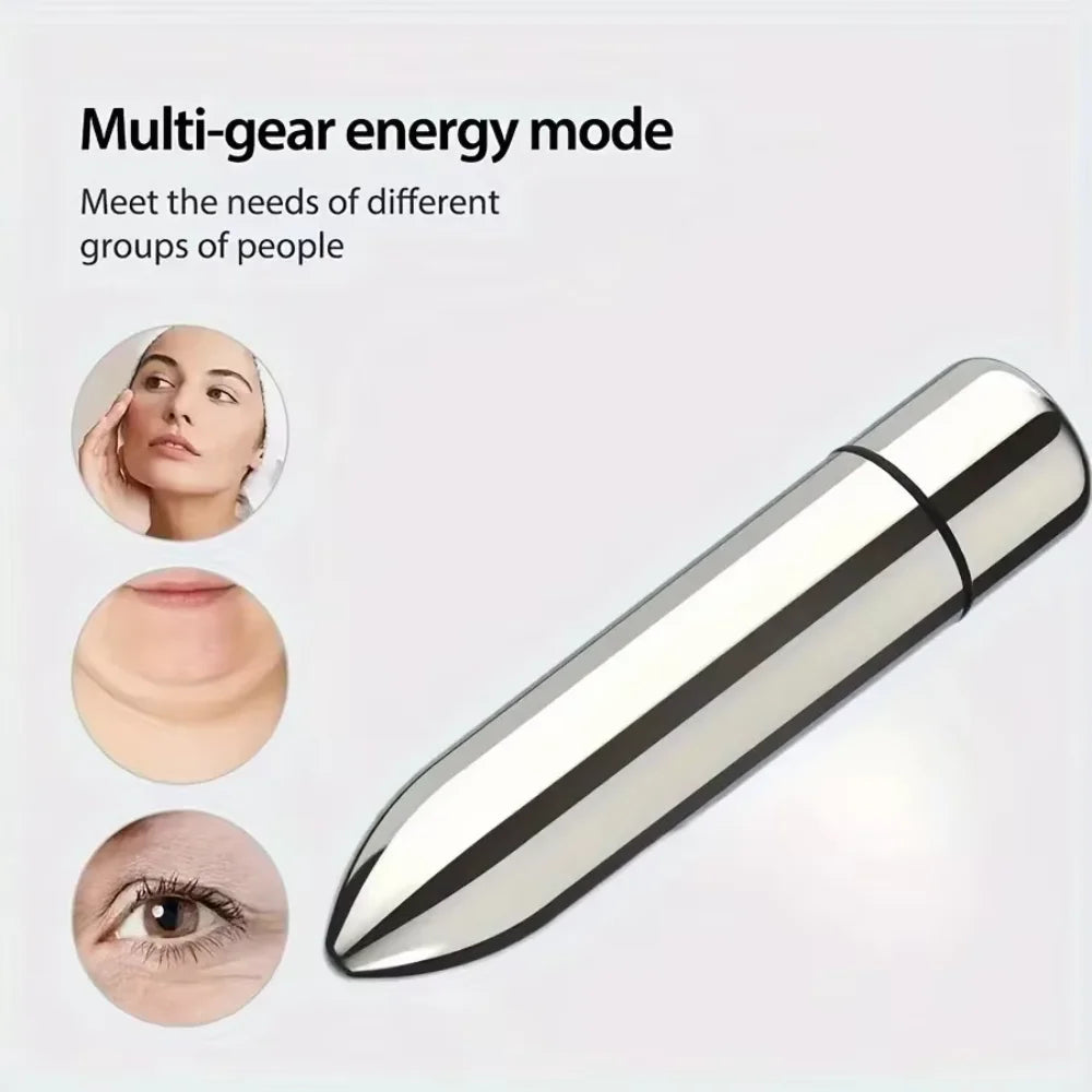 1pc Mini Vibrating Massager Facial And Eye Massage Treatment Promotes Lotion Absorption Portable For Home And Travel Beauty Tool Oasis Select