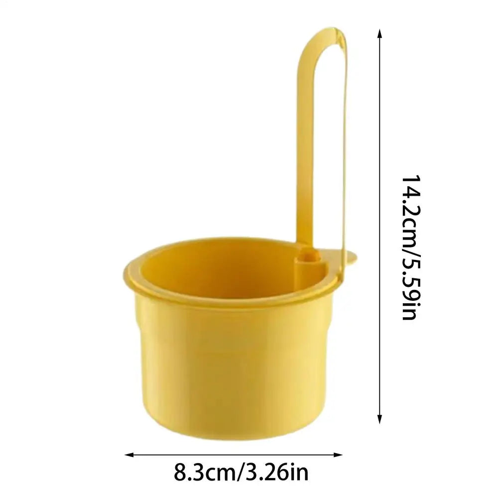 Kitchen Sink Strainer Basket Space Saving Drain Food Catcher Removable Fine Mesh Sink Strainer Basket for Commercial Shower RV Oasis Select Yellow