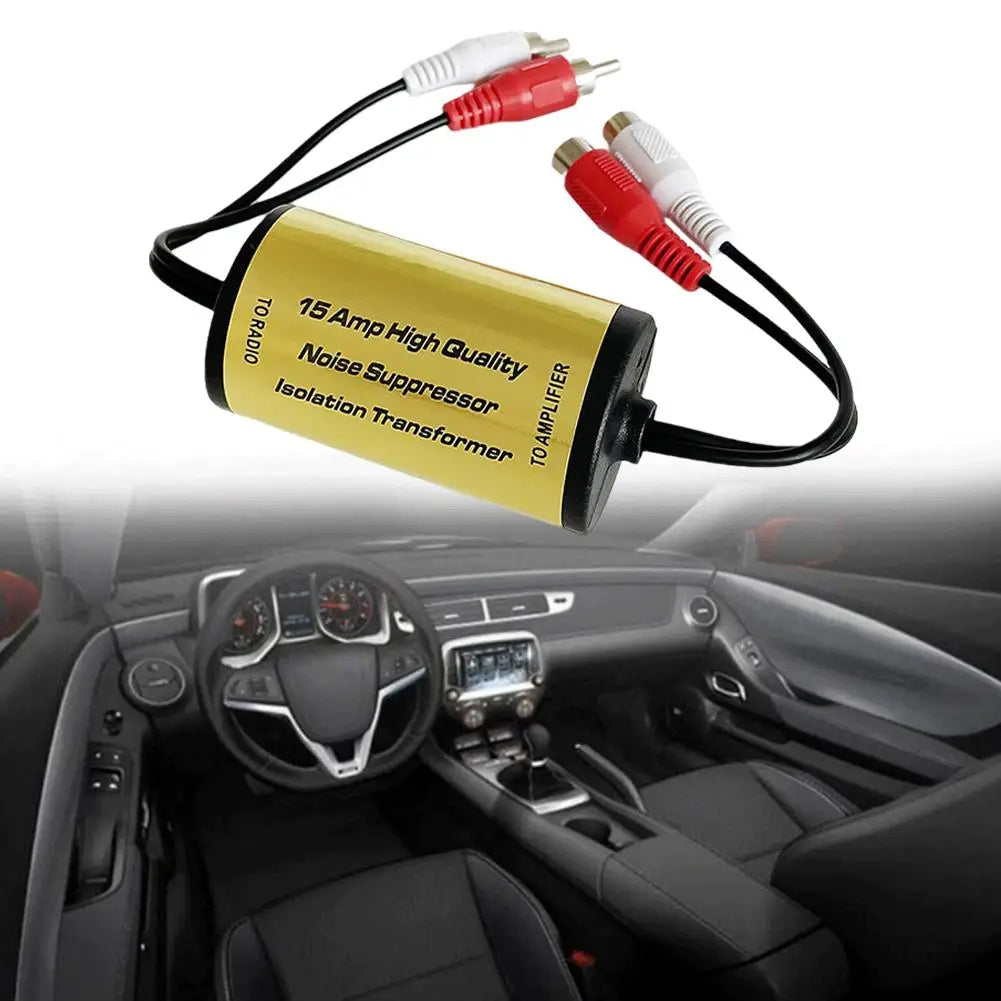 RCA Noise Filter for Car Audio – Ground Loop Isolator