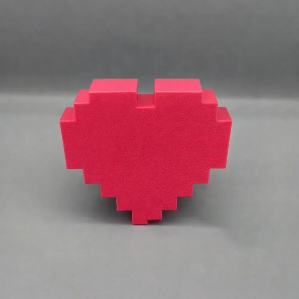 3D Printed Heart Controller Holder Stable Base Game Accessory Stand Desktop Display Rack Decor Storage Organizer for Gamers Gift Oasis Select Red
