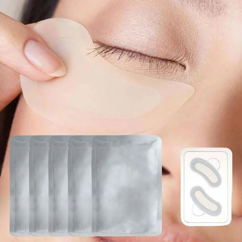100 Pairs Hyaluronic Acid Microneedle Eye Patches – Firm & Brighten