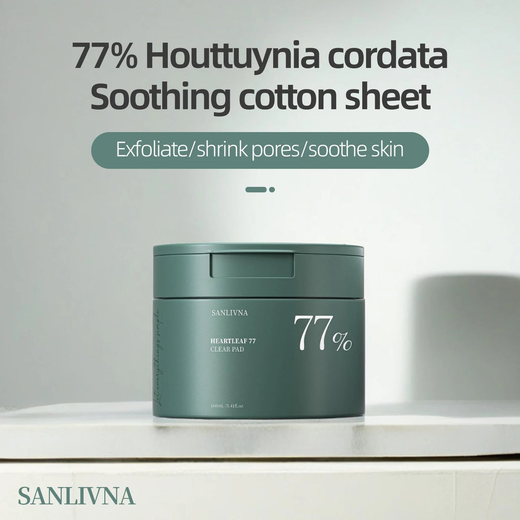Heartleaf 77 Toning Pads – Centella Asiatica Hydration 160ml Face Toning Pads Oasis Select