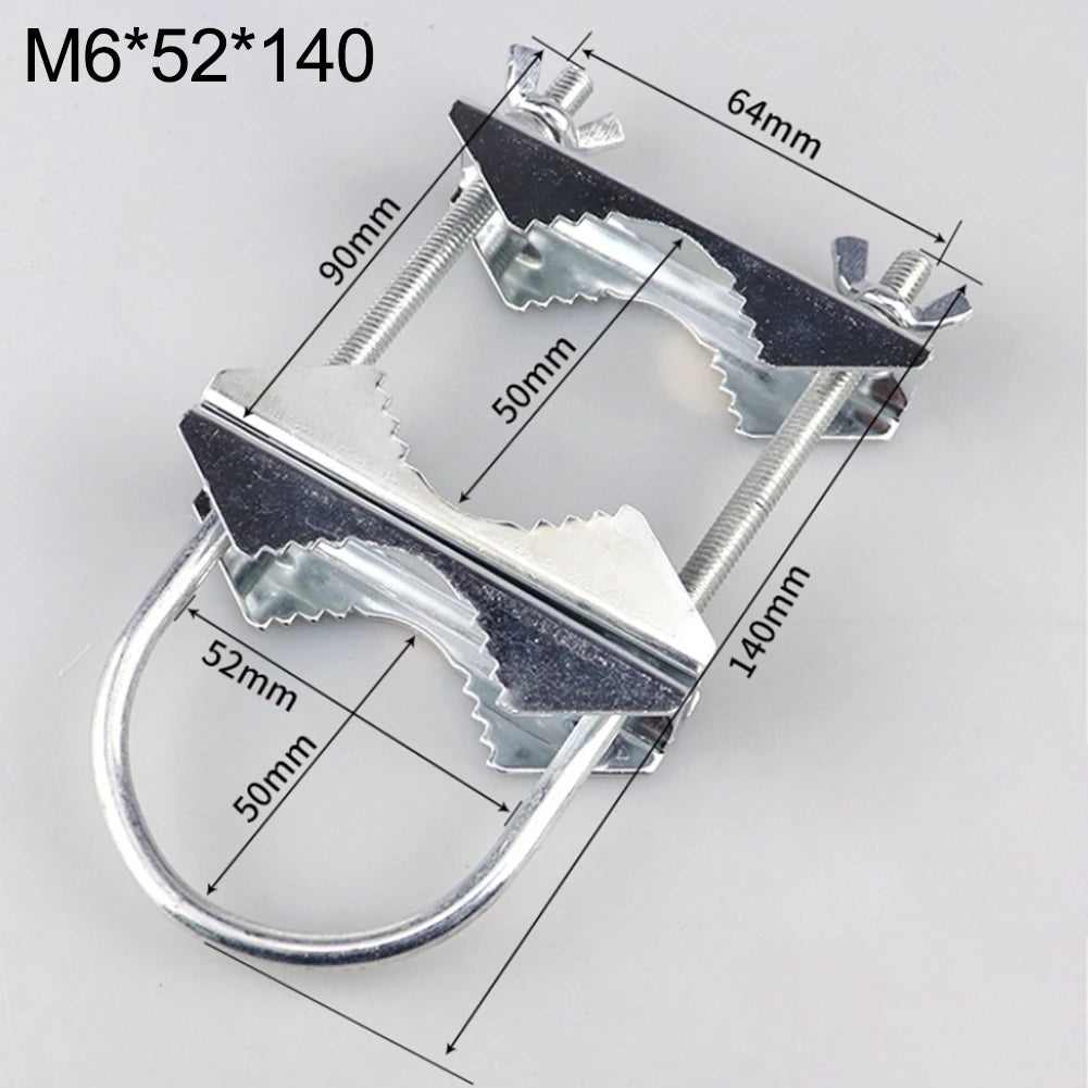 U Bolts Heavy Duty Anti-Rust Mast To Mast Mount Bracket Kit Secure Antenna Fixing Clamp For TV Antennas Ham Flagpoles Oasis Select F