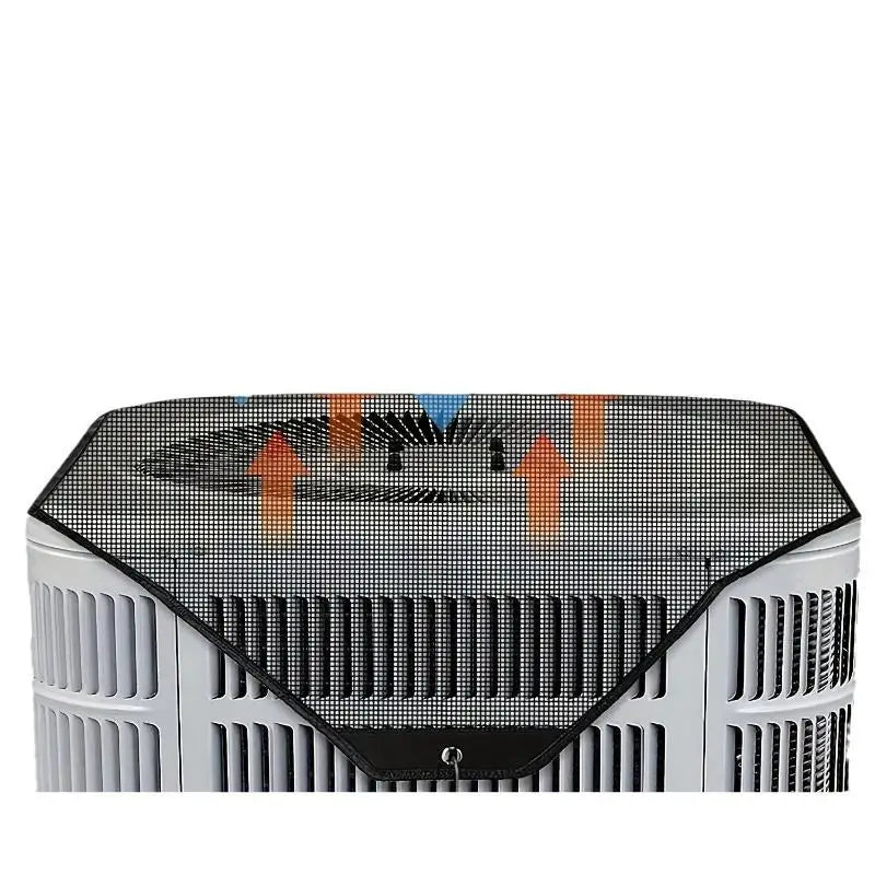 Outdoor Air Conditioner Top Cover Durable Mesh Adjustable Fixing Rope AC Unit From Leaves Dust Debris Oasis Select