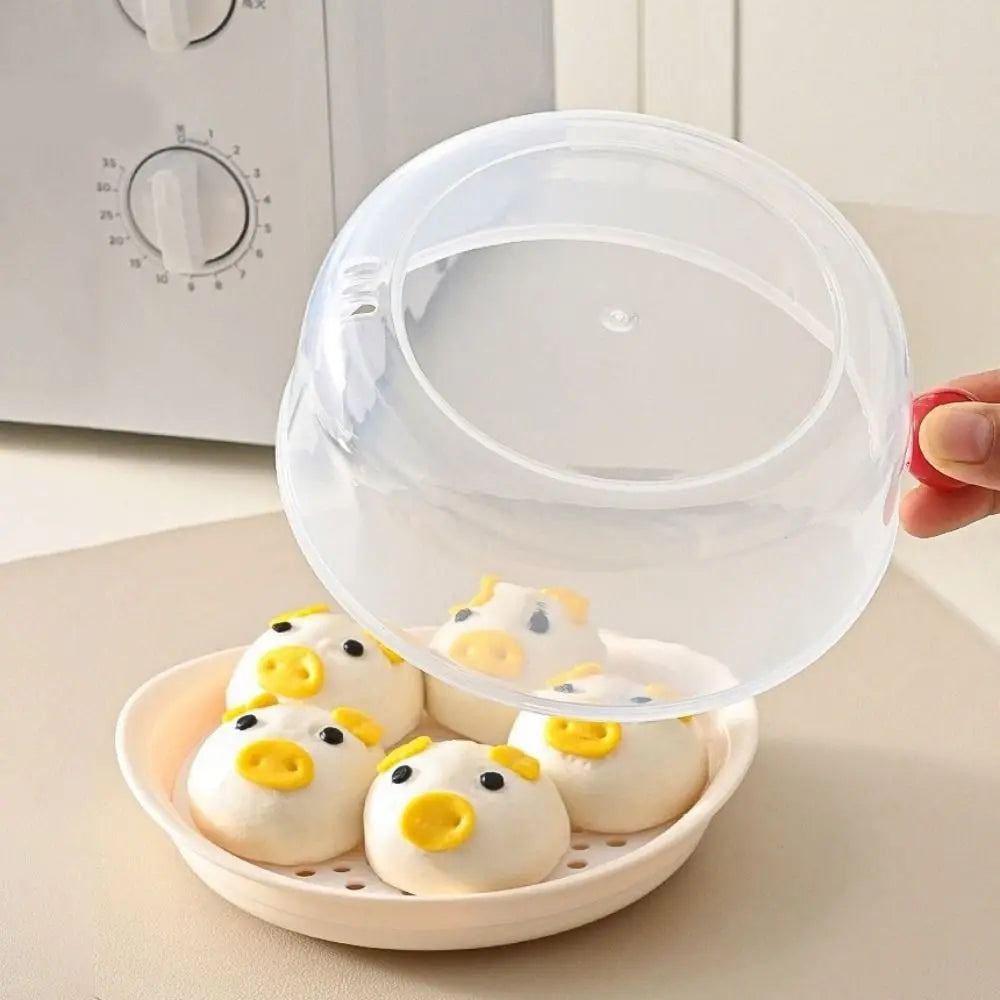 Food Grade PP Microwave Steamer with Lid & Tray | Large Capacity