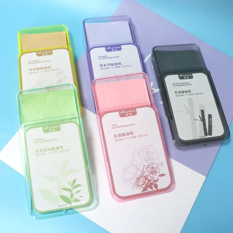 Oily Paper Face Cleansing Makeup Tool Face Oil Blotting 300PcsFace Oil Absorbing Paper Summer Oil Control Wipes Absorbing Sheet Oasis Select